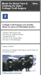 Mobile Screenshot of cottagecraftangora.com