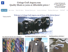 Tablet Screenshot of cottagecraftangora.com